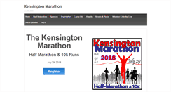 Desktop Screenshot of kensingtonmarathon.com